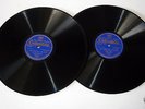 Bach Sonata No.1 2x78rpm SZIGETI solo violin 1932 Columbia Viva Tonal Royal Blue