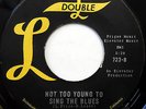 ROY TYSON 45 Oh What A Night For Love/ Not Too Young... DOUBLE L DOO WOP mg279