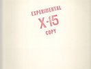 X-15 - Blue Print - 1981 Precision Records Advance Promo LP With Press Sheet