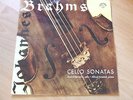 ANDRE NAVARRA Alfred Holecek BRAHMS Cello Sonatas 1 & 2 LP Supraphon 50375 EXC
