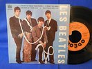 LES BEATLES EP SOE 3745 want hold LANGUETTE ORIG FRANCE EXC