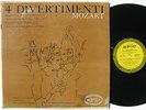 MOZART 4 Divertimenti LP Andy Warhol cover art 1956 Epic LC 3081 Paumgartner