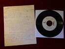 Elton John with John Lennon / Lucy In The Sky / Juke 45 plus Lennon lyrics print