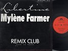 MYLENE FARMER libertine remix FRENCH PROMO POLYDOR 885 077-1 MAXI 45T