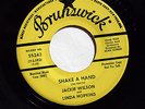 JACKIE WILSON & LINDA HOPKINS Soul 45rpm Shake A Hand b/w Say I Do LISTEN