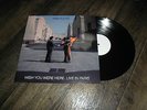 TRES RARE 33T ACETATE LIVE PINK FLOYD WISH YOU WERE  HERE IN PARIS