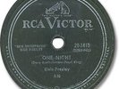 ELVIS PRESLEY Rock'n Roll 78 RPM Record. One Night/I Got Stung