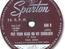  1959 PAUL ANKA Rock'n Roll 78 RPM Record. Put Your Head on My Shoulder