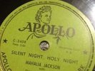 GOSPEL 78 Mahalia Jackson Silent Night Holy Night/go Tell It To The Mountain