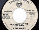 HEAR Harv Moore 45 Interview With The Fab Four AMERICAN ARTS 20 EX promo Beatles