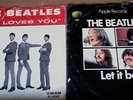 2 45 rpm & picture sleeve The Beatles She loves You SWAN Let it be Apple w logo