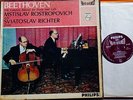 ROSTROPOVICH / RICHTER - BEETHOVEN SONATAS CELLO & PIANO 1963 STEREO 2LP BOX M-