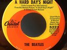 BEATLES 45 A HARD DAY'S NIGHT HDN FIRST PRESS EAST COAST SWIRL CAPITOL 5222