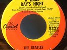 BEATLES 45 A HARD DAY'S NIGHT HDN THIRD PRESS EAST COAST SWIRL CAPITOL 5222