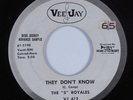 R&B Soul 45 5 ROYALES They Don't Know VEE-JAY HEAR