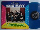 RICARDO RAY A Goza with 3 Dimensions LATIN LP FONSECA BLACK/ SILVER  Blue Vinyl