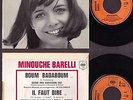 MINOUCHE BARELLI - GAINSBOURG - BOUM BADABOUM - EUROVISION - 45T. FRANCE 1967