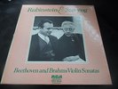 3 LP Set Rubinstein & Szeryng Beethoven & Brahms Violin Sonatas RCA Shipping 4$