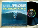 THE BEACH BOYS- SURFIN' USA RARE 1963 ORIG STEREO SURF HOT ROD CLASSIC ROCK EX