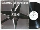 R.E.M. AUTOMATIC FOR THE PEOPLE 1992 LP PICTURE W/INSERT NM-   NM Hairline Promo