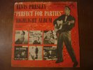 ELVIS PRESLEY PERFECT FOR PARTIES PROMO 45 RECORD SPA 7-37 HIGHLIGHT ALBUM