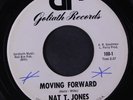 rare Northern Soul 45 NAT T. JONES moving forward GOLIATH Hear