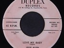 rare R&B 45 JESSE ALLEN love my baby DUPLEX Hear