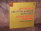 4 LP-Box:ALEXIS WEISSENBERG - Beethoven-Die Fünf Klavierkonzerte-Karajan Quadro