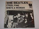 BEATLES - I FEEL FINE 45 SINGLE RARE 1965 DANISH PICTURE SLEEVE R 5200 LISTEN