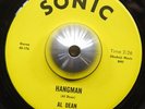 AL DEAN hangman / thanks for the little 45 SONIC moody country popcorn HEAR