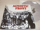 AGNOSTIC FRONT one voice LP GREY VINYL 1999 NYHC MADBALL RARE FREE SHIPPING