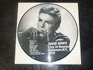 David Bowie Picture Disc LP Live At Nassau Coliseum New York 1976 Part 2 MINT