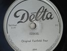 Original Fairfield Four 78rpm Delta 6544 Roll All Burdens Away Black Soul Gospel