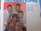 THE SENSATIONS - LET ME IN / MUSIC MUSIC MUSIC LP ORIG ARGO RARE DOO WOP**listen