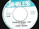 rare Jah Shaka type roots FORWARD UP Junior Brown on Jah Bless label