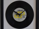 UB40 – Red Red Wine – 7? Single – Framed Wall Clock - Special Gift Idea