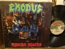 Exodus Fabulous Disaster VG+ private COMBAT thrash heavy metal