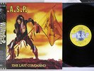 W.A.S.P. LAST COMMAND CAPITOL ECS-91134 Japanese Pressing OBI Vinyl LP