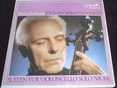 Enrico Mainardi - Bach Cello Suites 4LP Box Set Eurodisc 76 071/5 XK Gray ED1