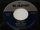 HEAR IT  NEAR MINT- FRANK SCOTT KAPP K-164 