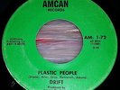 Drift Plastic people US 70 Heavy psych garage 45 on Amcan Records Black Sabbath