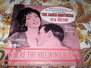 Ames Brothers...Where the Hot Wind Blows / Suzie Wong...45 & rare Picture sleeve