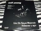 NEIL YOUNG 33RPM LP LIVE ON SUGAR MOUNTAIN FEB 1, 1971 ROCK POP FOLK  . MB