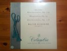 WALTER GIESEKING / BRAHMS / COLUMBIA 33CX 1256