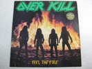 OVER KILL - FEEL THE FIRE LP Megaforce Records NOISE Free Shipping