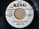EX+, RARE 45 PROMO, 1962 ROCK FUNK SOUL, JOHNNY OTIS, QUEEN OF THE TWIST, NR