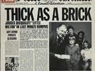 Jethro Tull Thick As A Brick - Blue Label - EX vinyl LP album record UK