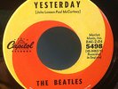 BEATLES 45 YESTERDAY ACT NATURALLY EAST COAST CONRACT SWIRL CAPITOL 5498