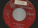 BLUES BOOGIE bw/ BLUES - JOHN LEE HOOKER- TOO MUCH BOOGIE - HEAR -1953 MODERN