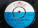 THE SENSATIONS WHAT ARE YOU DOING SUNDAY RUFFIANS SWEET DREAM DUKE DU 121 REGGAE